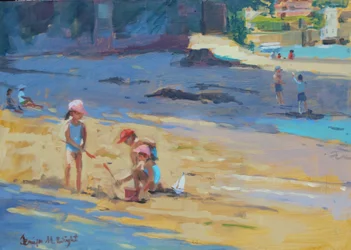 Salcombe Beach, Kinder
